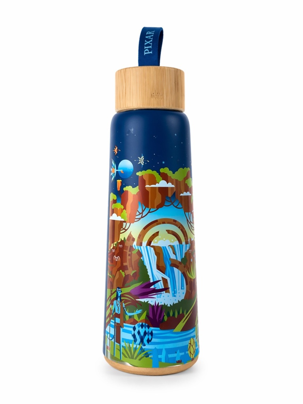 2022 Disney Parks Pandora World Of Avatar Water‎ Bottle Tumbler Faux Bamboo